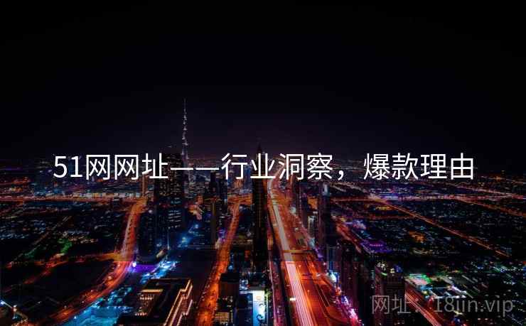 51网网址——行业洞察，爆款理由