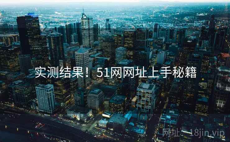 实测结果！51网网址上手秘籍