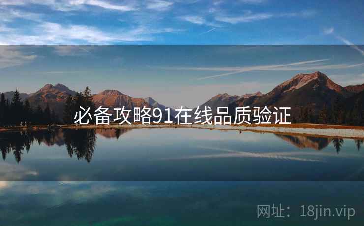 必备攻略91在线品质验证