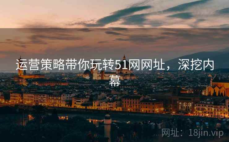 运营策略带你玩转51网网址，深挖内幕