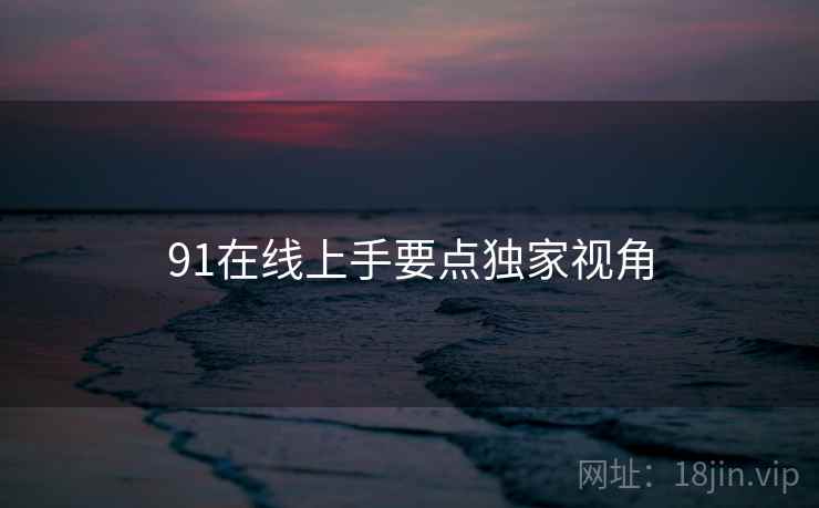 91在线上手要点独家视角
